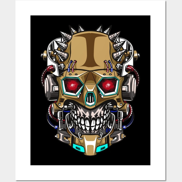 robot mecha Wall Art by Invectus Studio Store